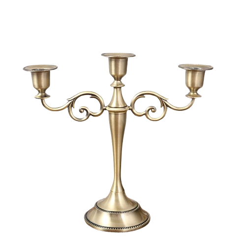 3 Bougeoirs - Bronze