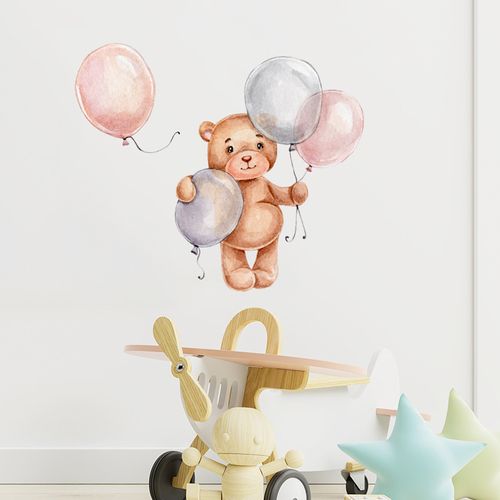 Posters Décoratifs Pour Chambre D'enfant (fille) - Motif Animaux De La Jungle + Ballon Gonflable