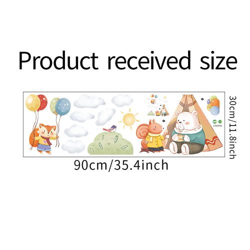 Stickers Muraux De Décoration De Chambre D'enfant - Tente D'animaux, Stickers Muraux De Dessins