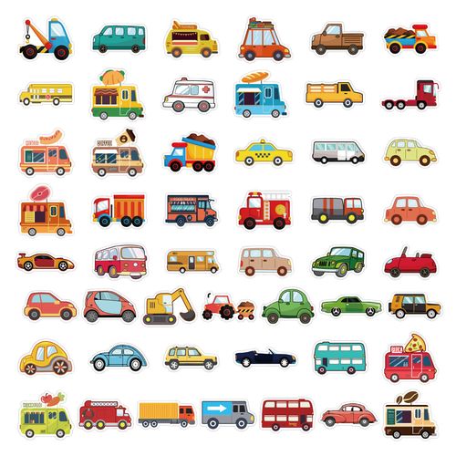 60 Autocollants De Voiture, Autocollants Pour Ordinateur Portable, Autocollants En Vinyle