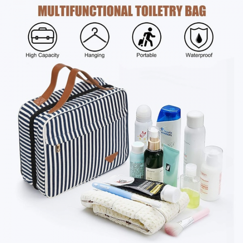 Trousse De Maquillage De Voyage à Suspendre Trousse De Toilette Pour Cosmétiques