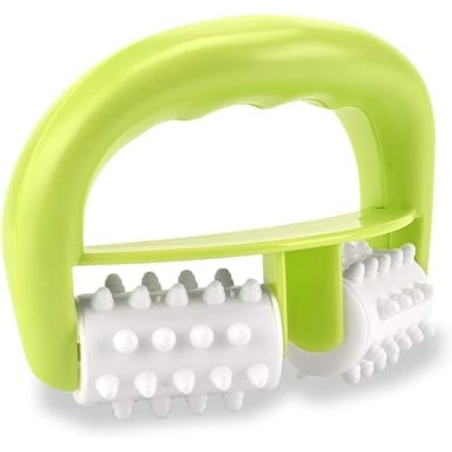 Lot De 2 Rouleaux De Massage Avec Poignée En Forme De D, Rouleau Anti-cellulite, Anti-cellulite