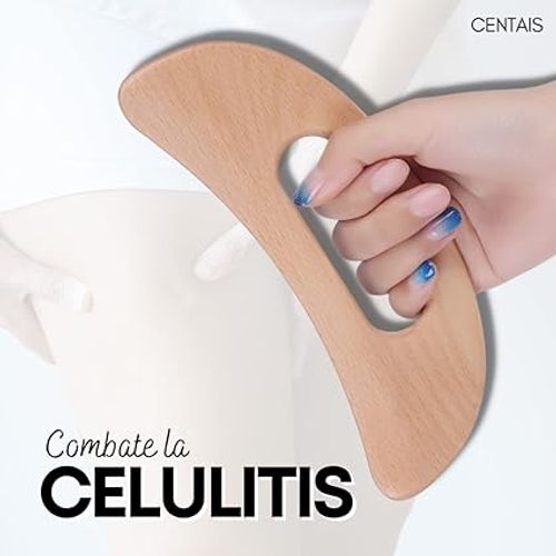 Kit Maderothérapie Corporelle - Massages Esthétiques - Gua Sha Manuel - Guasha Corporelle Et Mass