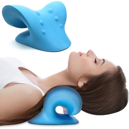 Coussin De Massage Cervical En Forme De C, Coussin Anti-douleur Cervical, Appareil De Traction