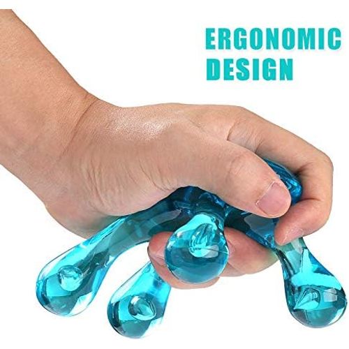 Bleu Outil De Massage Myofascial Trigger Massage, Appareil De Massage 4 Points, Pour La Tête