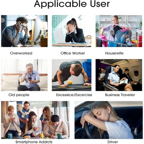 2pc Mini Masseur, Masseur Cervical, 6 Méthodes Dispositif De Massage Des Élections Sans Fil