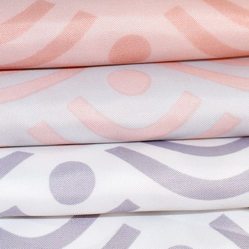 180 X 200cm Rideau De Douche Avec 12 Crochets Séchage Rapideles Vagues , Tissu Polyester Impermé