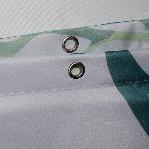 180 X 200cm Rideau De Douche Avec 12 Crochets Séchage Rapidecitron , Tissu Polyester Imperméable