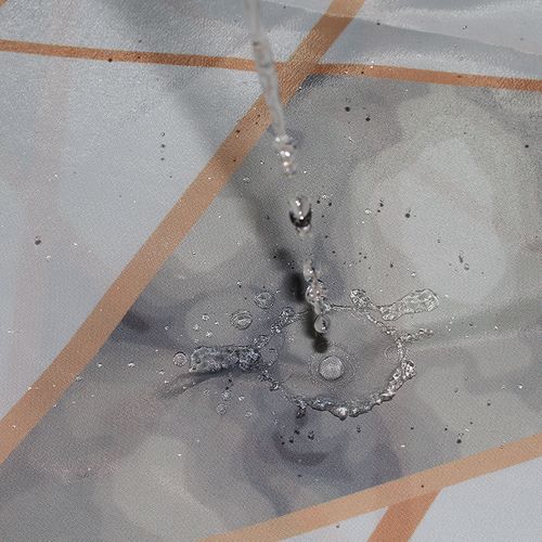 180 X 200cm Rideau De Douche Avec 12 Crochets Séchage Rapidemarbre , Tissu Polyester Imperméable