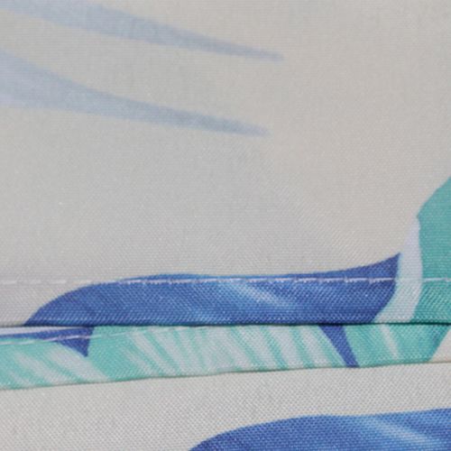 180 X 200cm Rideau De Douche Avec 12 Crochets Séchage Rapidefeuille , Tissu Polyester Imperméabl