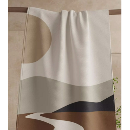 180 X 200cm Rideau De Douche Avec 12 Crochets Séchage Rapidecoucher De Soleil , Tissu Polyester