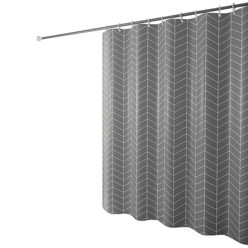 180x180cm Basics Rideau De Douche à Motifs Chevrons