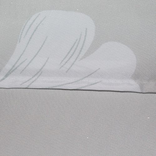 Motif Feuille Ginkgo Gris Rideau Douche, Rideau De Douche 180x180 Cm, Rideaux De Douche Polyester