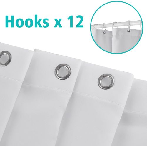 Green 1  Simple Abstract Leaf Pattern Shower Curtain-180*180cm,, Machine Washable Polyester