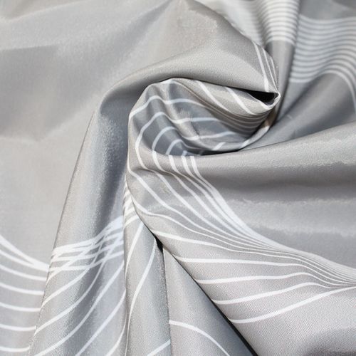 Rideau De Douche Gris à Motifs Géométriques - 180*180cm, Rideau De Douche En Polyester Lavable