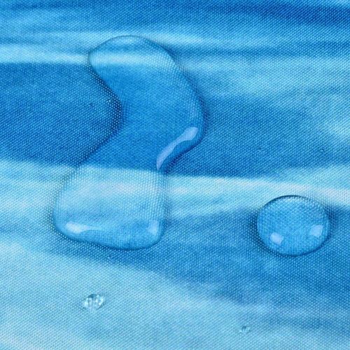 180*180cm Rideau De Douche Abstrait à Vagues Violet , Rideau De Douche Imperméable Avec Crochets