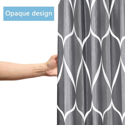 180x200cm, Dégradé Et Intelligent  Simple Rideau De Douche Imperméable En Polyester Épaissi Tiss