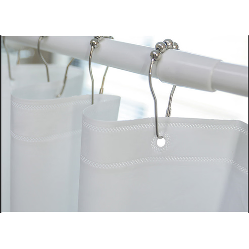 Couleur Beige Rideau De Douche 200x180cm Rideau De Bain Eva Semi-transparent Imperméable