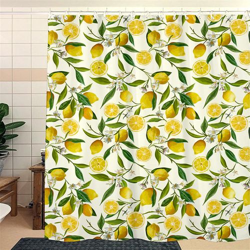 180 X 200 Cm Rideau De Bain Tissu Polyester Anti Moisissure Imperméable Lavable Rideau Salle