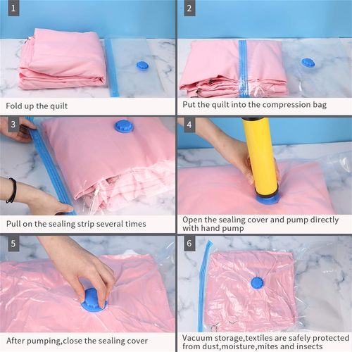 Sacs De Rangement Sous Vide,space Saver Réutilisables,premium Housse De Rangement Sous Vide 18pcs