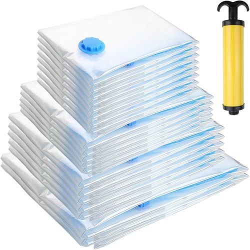 Sacs De Rangement Sous Vide,space Saver Réutilisables,premium Housse De Rangement Sous Vide 18pcs