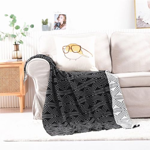 Plaid Doux 110x150 Cm - Noir