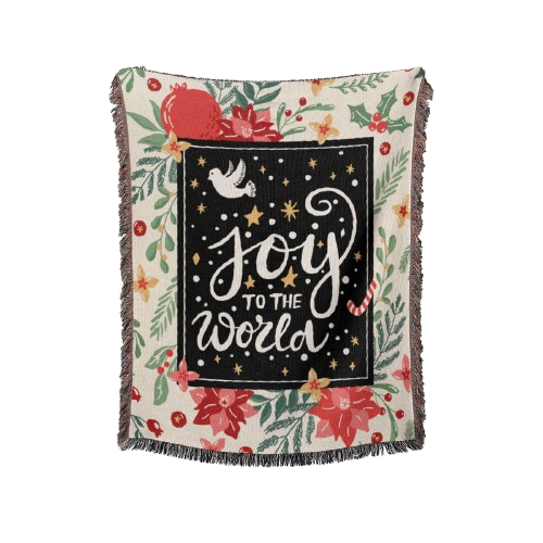 Couverture Tricotée Décorée Avec Des Franges Bohême 160x130cm