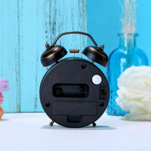 Réveil Analogique Silencieux, Sans Tic-tac Pour Chambre à Coucher, Design Rétro