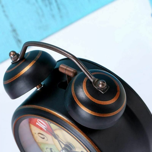 Réveil Analogique Silencieux, Sans Tic-tac Pour Chambre à Coucher, Design Rétro