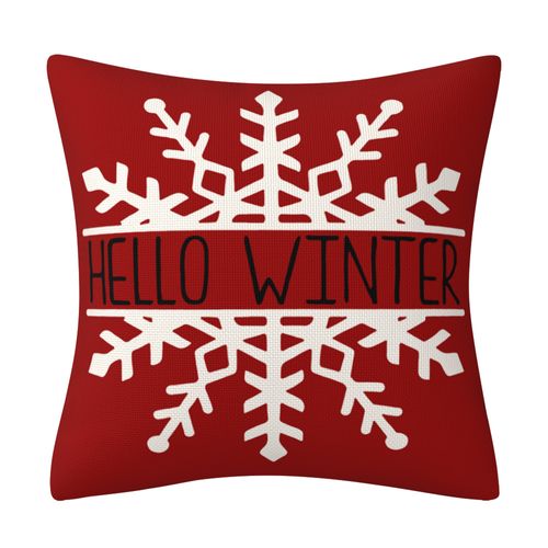 Housse De Coussin De Noël, Housse De Coussin En Lin Imprimé Sable Pour Canapé-lit Taie D'oreille