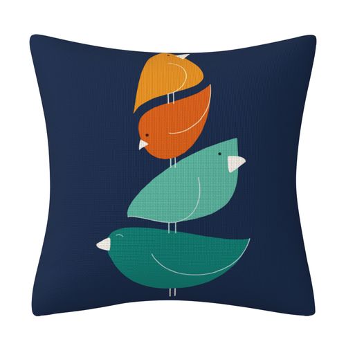 Taie D'oreiller De Jet D'art Abstrait De Plante Peinte à La Main, Taie D'oreiller De Canapé