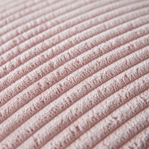 Lot De 2 Decorative Housse De Coussin ,45x45cm Rose,côtelé Canapé Taie D'oreiller Douce