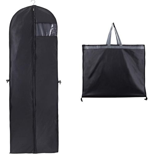 1pc Housse Robe De Mariée 60x180cm Housse Vetement Longue Fenêtre Visible De Demoiselle D'honneur