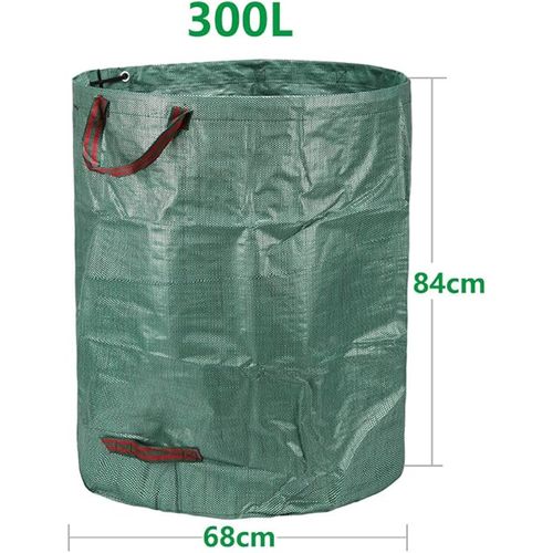 Sacs Instantanés 2x300l, Sacs De Déchets De Jardin Très Résistants, Grands Sacs Étanches