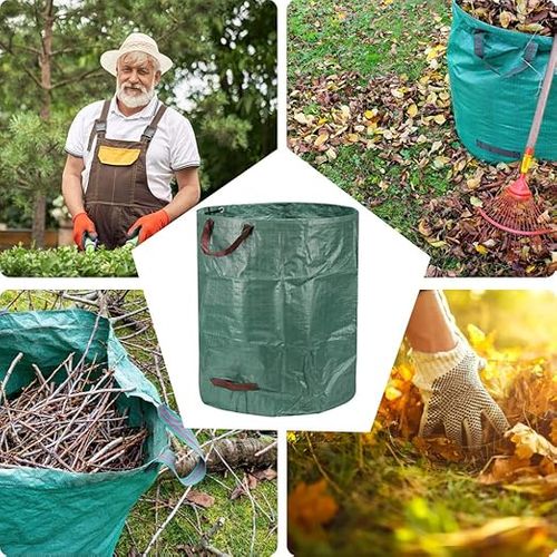 Sacs Instantanés 2x300l, Sacs De Déchets De Jardin Très Résistants, Grands Sacs Étanches