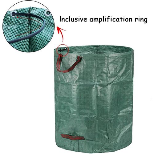 Sacs Poubelles 3x300l, Sacs De Déchets De Jardin Robustes, Grands Sacs Imperméables Et Résistants