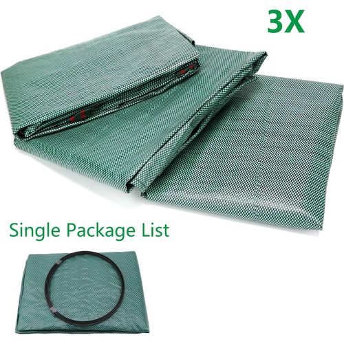 Sacs Poubelles 3x300l, Sacs De Déchets De Jardin Robustes, Grands Sacs Imperméables Et Résistants