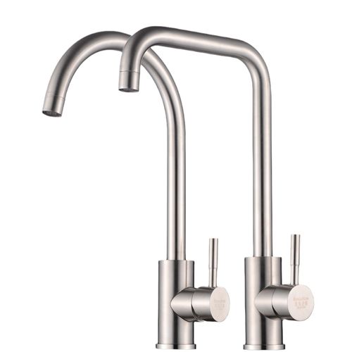 Robinet De Cuisine En Argent Pour Eau Chaude Et Froide, Mitigeur De Lavabo