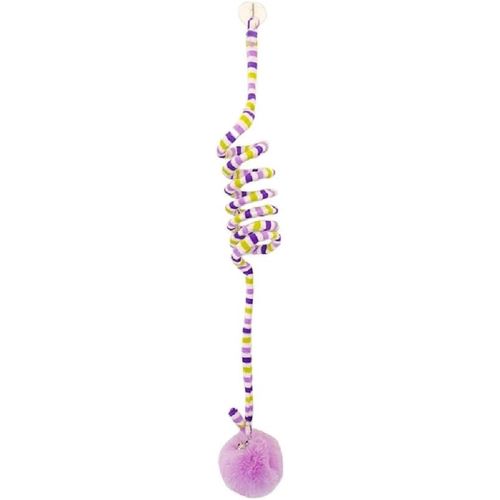 Jouets Pour Chat à Ressort De Suspension Et à Pompon, Faciles à Ranger Convient à Une Large