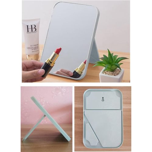 Miroir Super HD Table Miroir Support Pliable Conçu Maquillage Miroir Mains Libres Portable