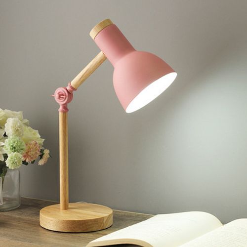 Lampe De Bureau En Bois - Rose