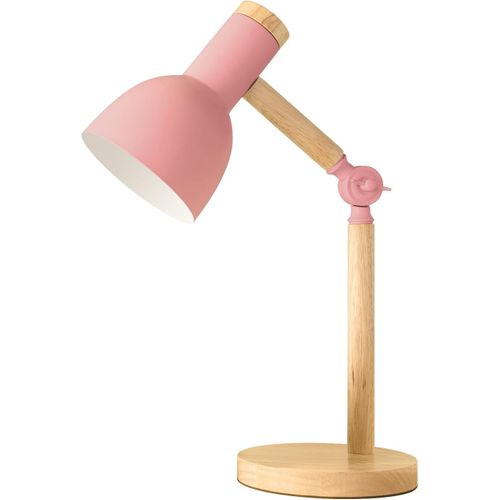 Lampe De Bureau En Bois - Rose