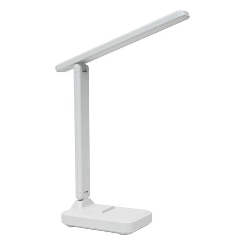 Lampe De Bureau à LED, Rechargeable Par USB, 3 Niveaux D'éclairage De Couleur, Blanc
