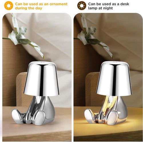 Lampe De Bureau LED Avec Commande Tactile, Chargement USB, 3 Niveaux De Luminosité