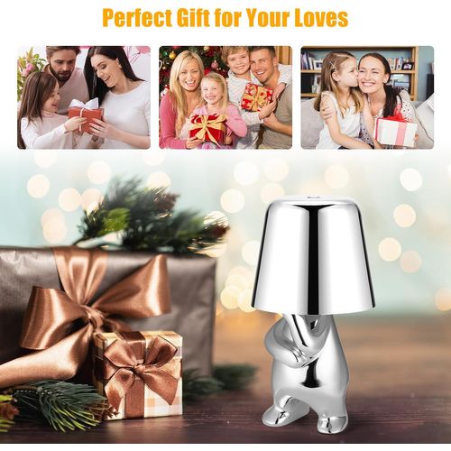 Lampe De Bureau à Commande Tactile, Chargement USB, 3 Niveaux De Luminosité Et Intensité Variable