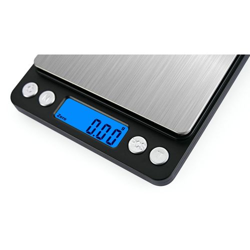 Noir Balance De Cuisine Électronique De Haute Précision 500 G/0,01 G Avec Écran LCD Rétroéclairé