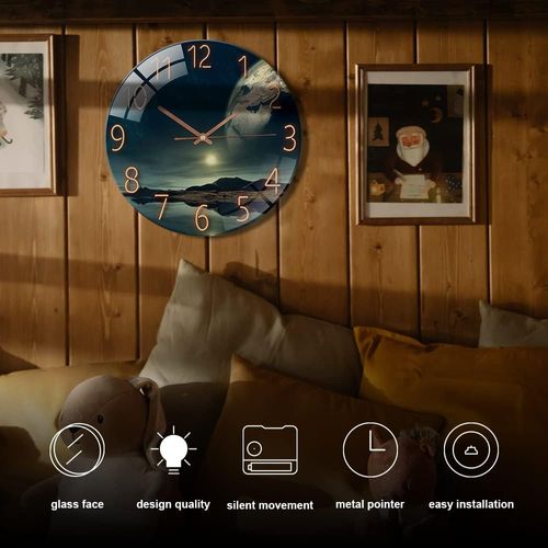 Horloge Murale De Salon Au Design Moderne 30 Cm Horloge Murale Exquise