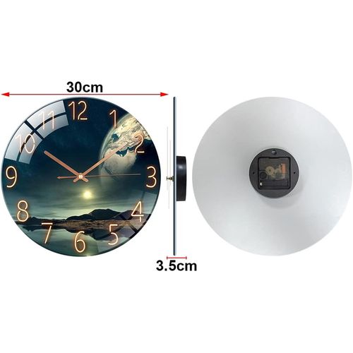 Horloge Murale De Salon Au Design Moderne 30 Cm Horloge Murale Exquise