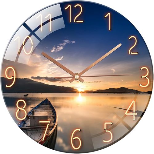 Horloge Murale Au Design Moderne 30 Cm, Horloge Murale Exquise Suspendue