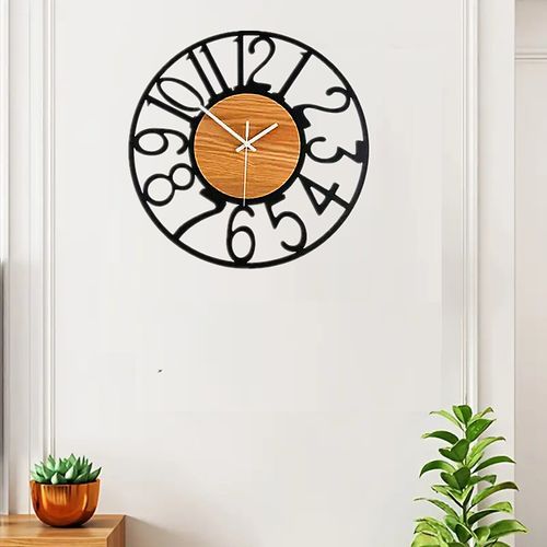 Horloge Murale Au Design Rétro Moderne, 40 Cm Pour Salon, Cuisine, Bureau